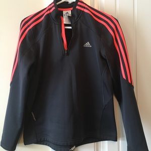 Women’s M Adidas 1/4 Zip Sweater